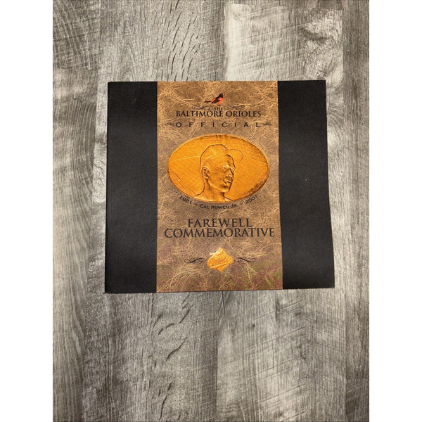 Baltimore Orioles Official Farewell Commemorative Cal Ripken Jr. Book
